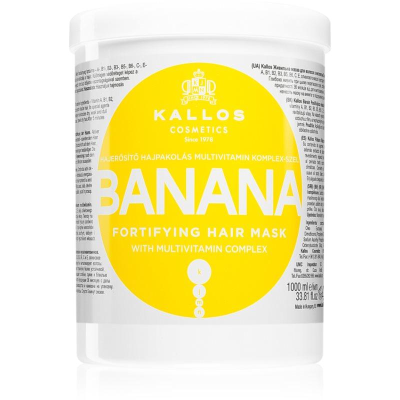 Kallos KJMN Professional Banana posilující maska s multivitamínovým komplexem 1000 ml
