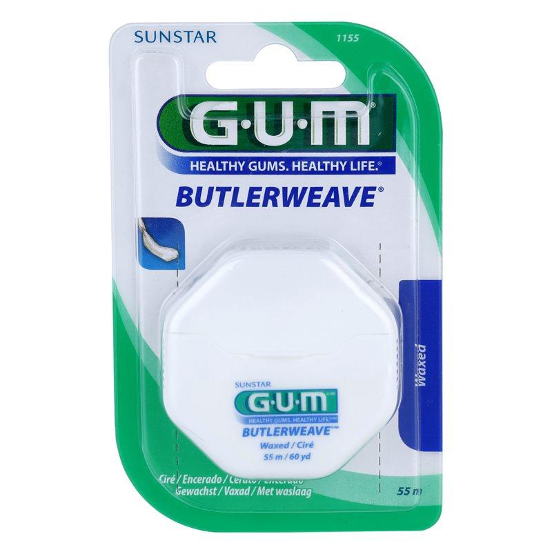 G.U.M Butlerweave voskovaná dentální nit 55 m
