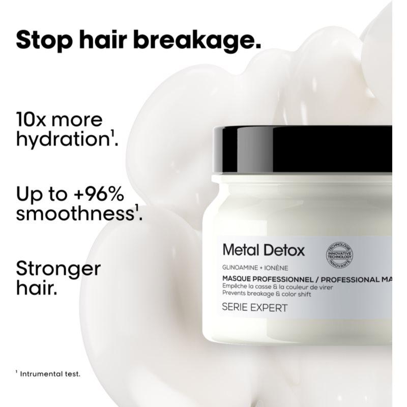 L’Oréal Professionnel Serie Expert Metal Detox hloubkově vyživující maska pro barvené a poškozené vlasy 150 ml