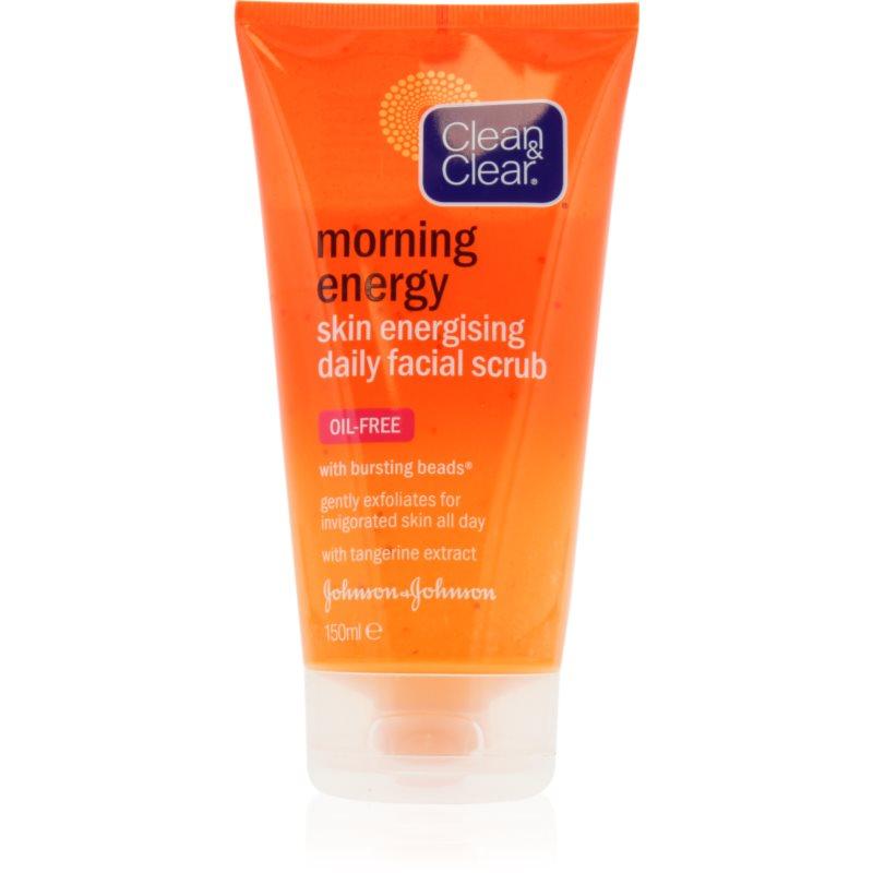 Clean & Clear Morning Energy povzbuzující peeling na obličej 150 ml