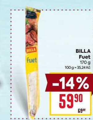 BILLA Fuet 170 g 