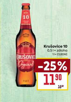 Krušovice 10 0,5l