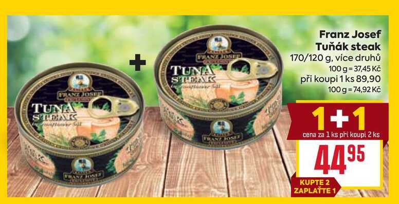 Franz Josef Tuňák steak 170/120 g
