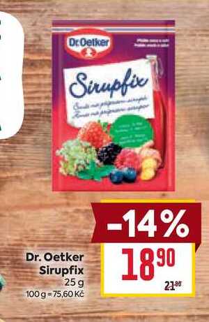 Dr. Oetker Sirupfix 25 g 