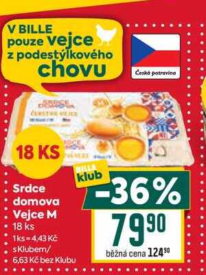 Srdce domova Vejce M 18 ks 