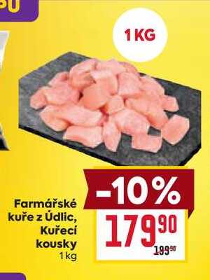 Farmářské kuře z Údlic, Kuřecí kousky 1 kg