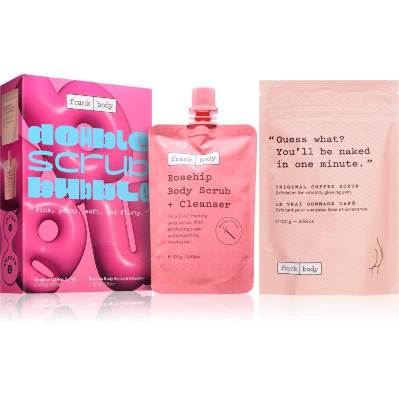 Frank Body Double Scrub Bubble dárková sada na tělo