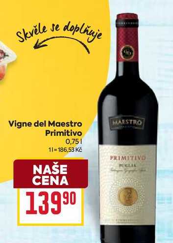 Vigne del Maestro Primitivo 0,75l