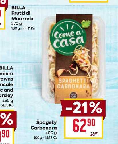 Špagety Carbonara 400 g
