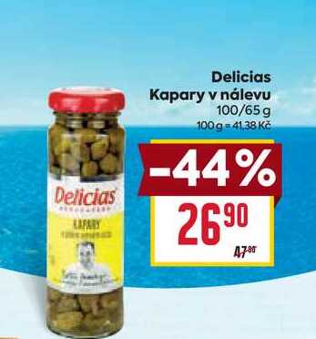 Delicias Kapary v nálevu 100/65 g