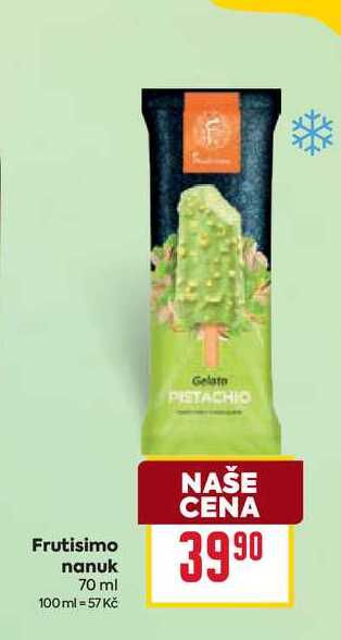 Frutisimo nanuk 70 ml 
