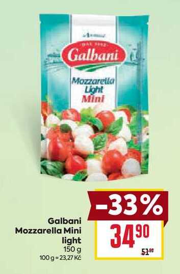 Galbani Mozzarella Mini light 150 g 