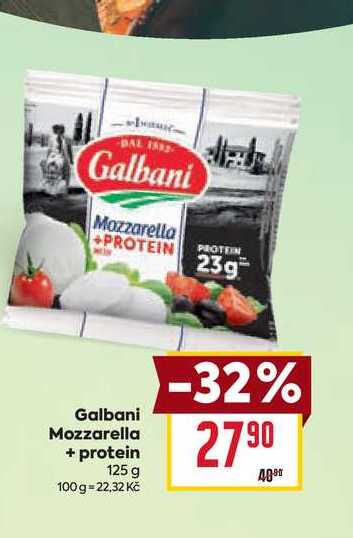 Galbani Mozzarella + protein 125 g 