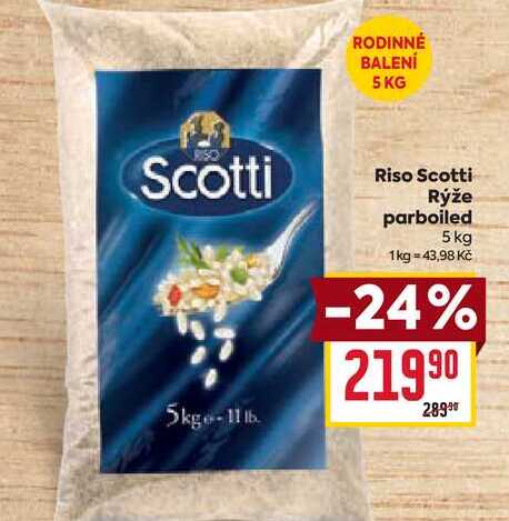 Riso Scotti Rýže parboiled 5 kg