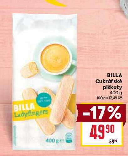 BILLA Cukrářské piškoty 400 g 