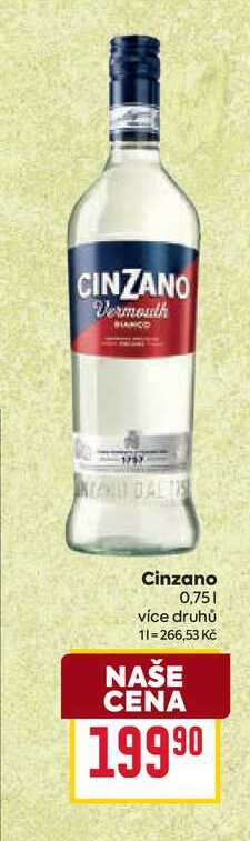 Cinzano 0,75l