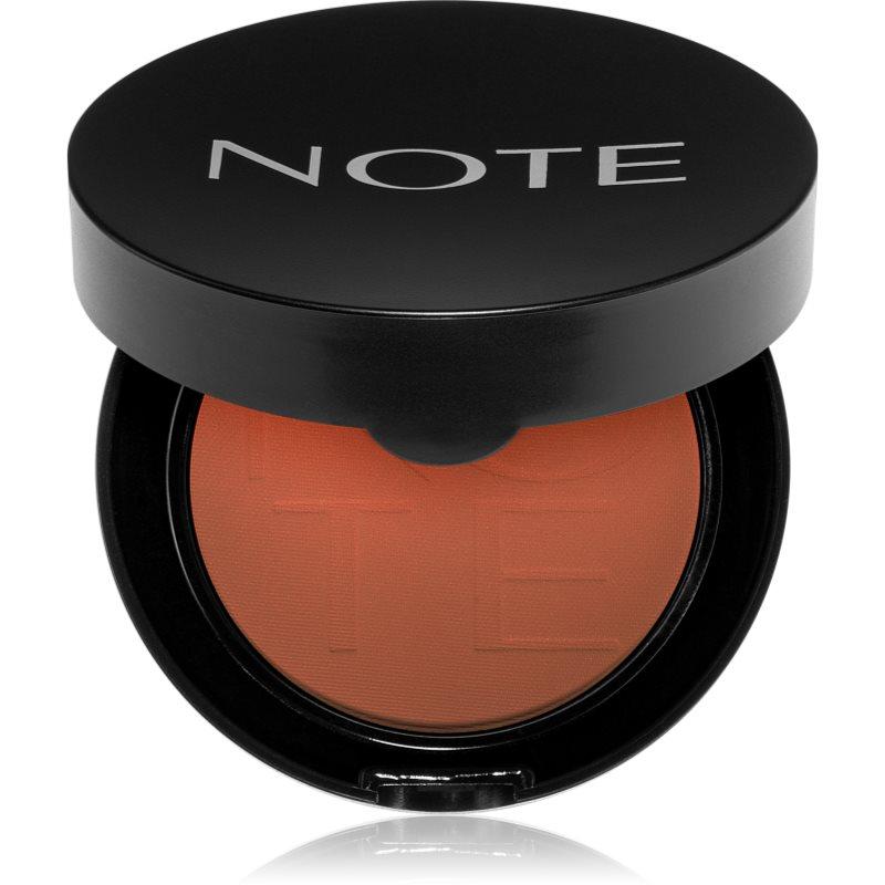 Note Cosmetique Luminous Silk pudrová tvářenka 07 Star Copper 5,5 g