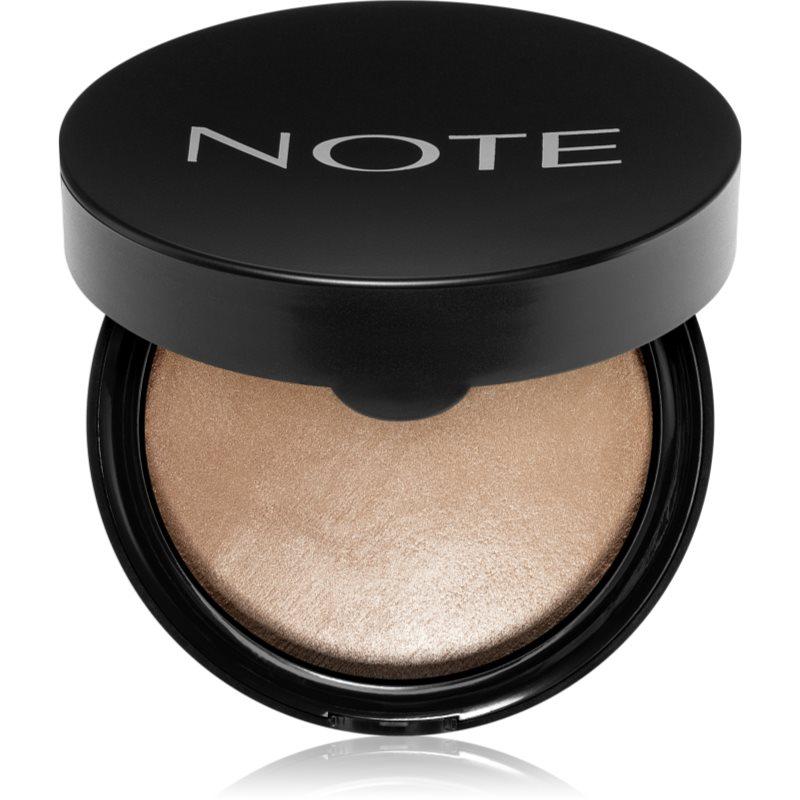 Note Cosmetique Baked Powder rozjasňující zapečený pudr odstín 01 Stardust 10 g