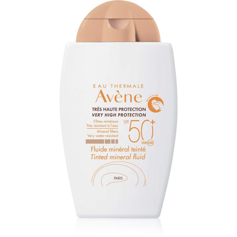 Avène Sun Mineral Fluid Tinted ochranná péče proti slunečnímu záření SPF 50+ 40 ml