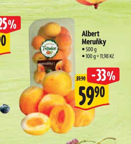   Albert Meruňky 500 g 