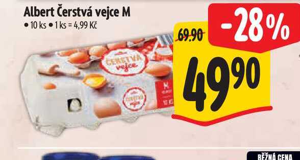Albert Čerstvá vejce M  10 ks  