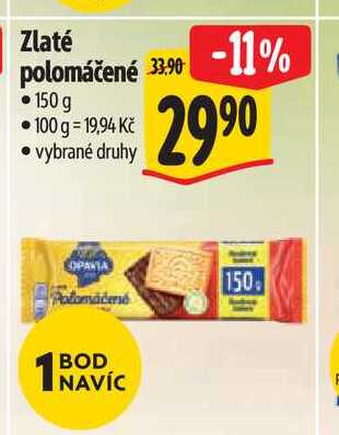 Zlaté polomáčené  150 g