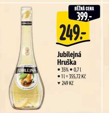   Jubilejná Hruška   0,7 l