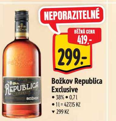  Božkov Republica Exclusive 0,7 l
