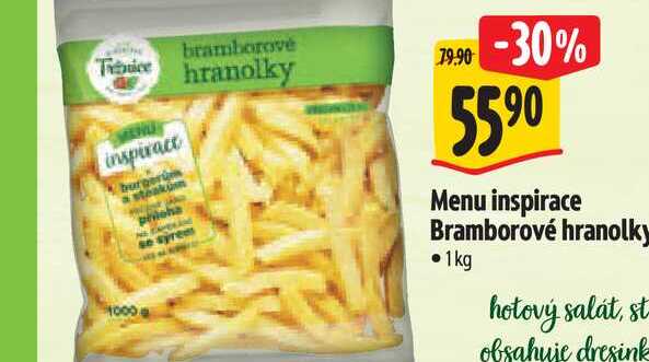  Menu inspirace Bramborové hranolky 1kg 