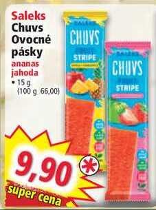 Saleks Chuvs Ovocné pásky, 15 g