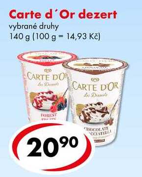 Carte d'Or dezert, 140 g