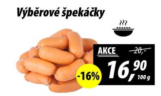 Výběrové špekáčky, 100 g