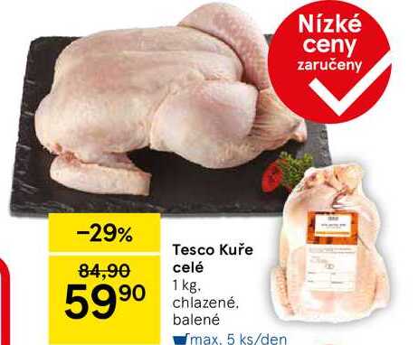 Tesco Kuře celé, 1 kg 