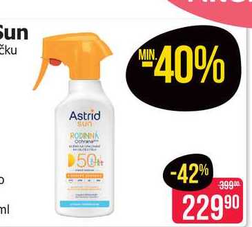 Astrid sun Rodinná ochrana OF 50, 270 ml