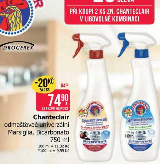 Chanteclair odmašťovač univerzální 750 ml