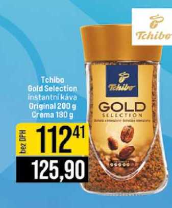 Tchibo Gold Selection instantní káva Original 200 g Crema 180 g