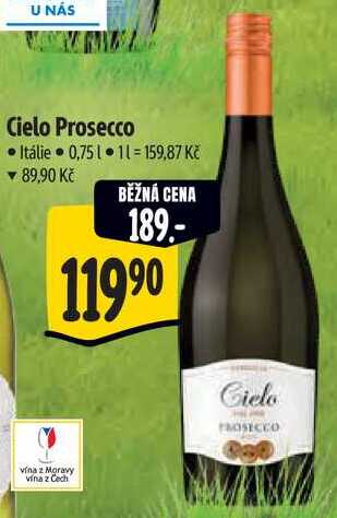 Cielo Prosecco, 0,75 l