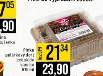 Pinko polárkový dort čokoláda vanilka 615 ml 