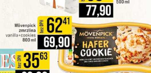 Mövenpick zmrzlina vanilla cookies 800 ml 