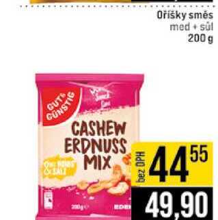 Oříšky směs med + súl 200 g 