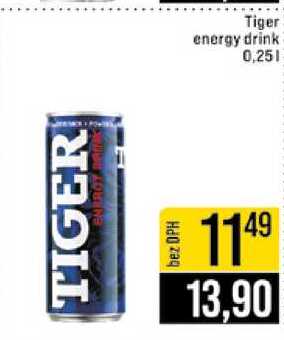 Tiger energy drinki 0,25l 