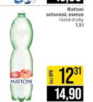 Mattoni ochucená, esence různé druhy 1,5l