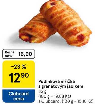 Pudinková mřížka s granátovým jablkem, 85 g  