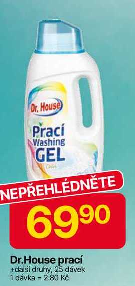Dr.House prací gel, 25 dávek 