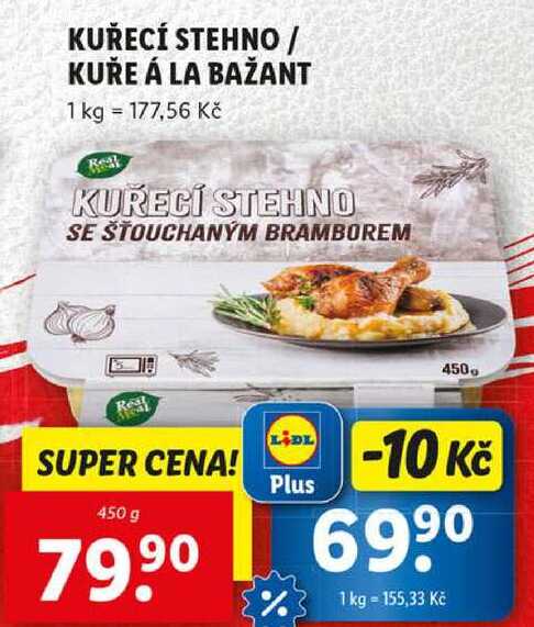 KUŘECÍ STEHNO/KUŘE Á LA BAŽANT, 450 g