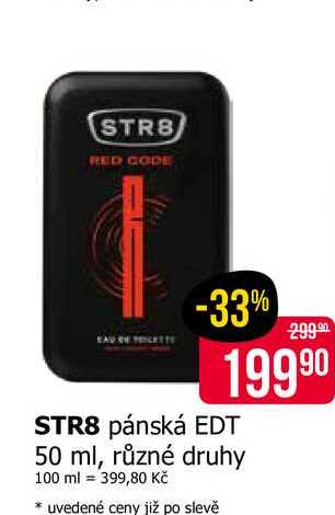 STR8 pánská EDT 50 ml, různé druhy 