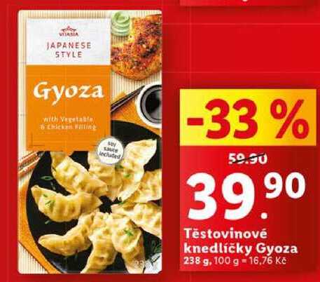 Těstovinové knedlíčky Gyoza, 238 g