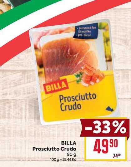 BILLA Prosciutto Crudo 90 g 