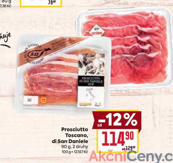 Prosciutto Toscano, di San Daniele 90 g