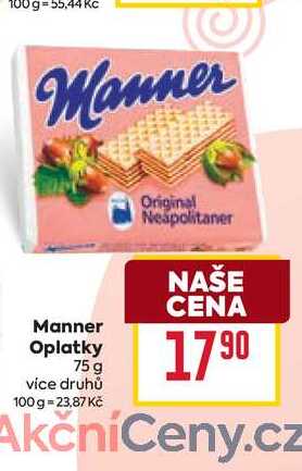 Manner Oplatky 75 g